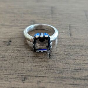 Sterling Silver Smokey Quartz Ring